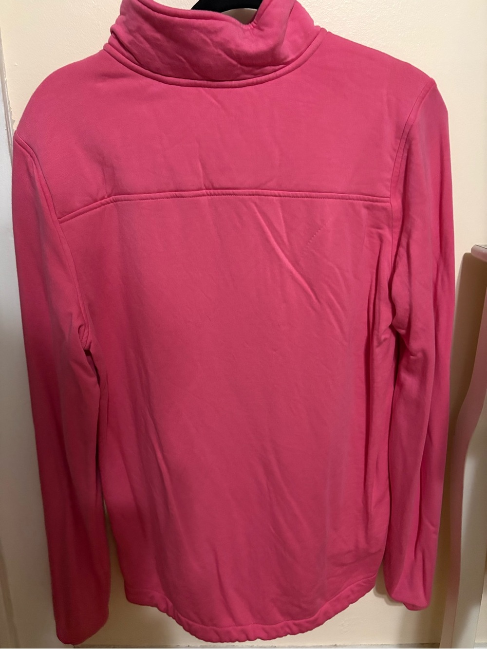 NWOT Vineyard Vines Bright Pink Quarter-Zip Pullover - Picture 3 of 3